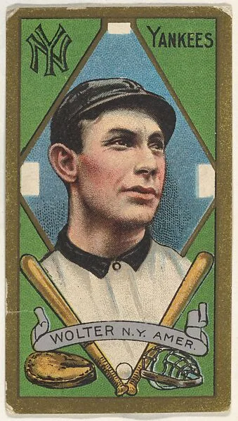 Harry Wolter, New York Yankees, American League, from the "Baseball Series" (Gold Borders) set (T205) issued by the American Tobacco Company — American Tobacco Company
