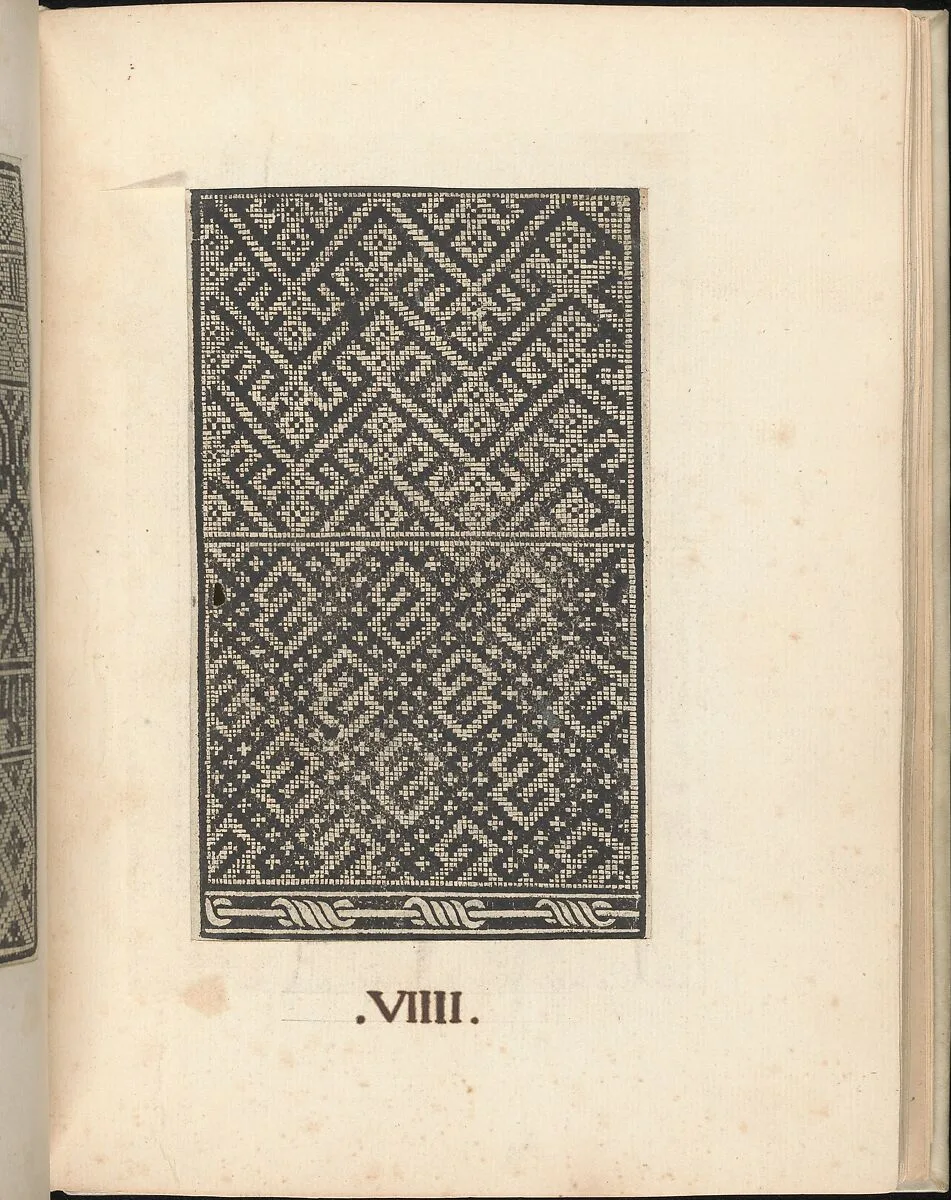 Esemplario di lavori, page 9 (recto) — Nicolò Zoppino