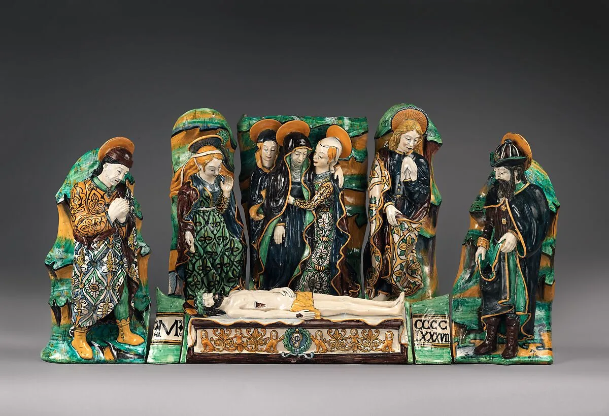 Sculptural group with The Lamentation Over the Dead Christ — Unknown