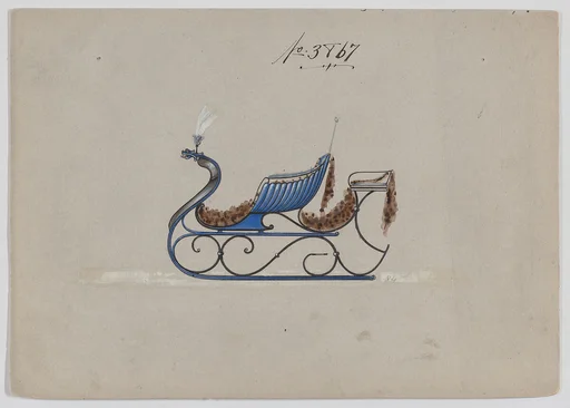 Design for Rumble Sleigh, no. 3867