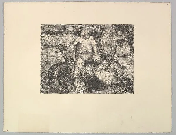 Woman at the Hearth (Die Frau am Herde) — Ernst Barlach