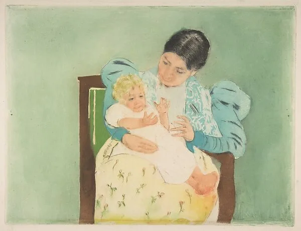 The Barefooted Child — Mary Cassatt