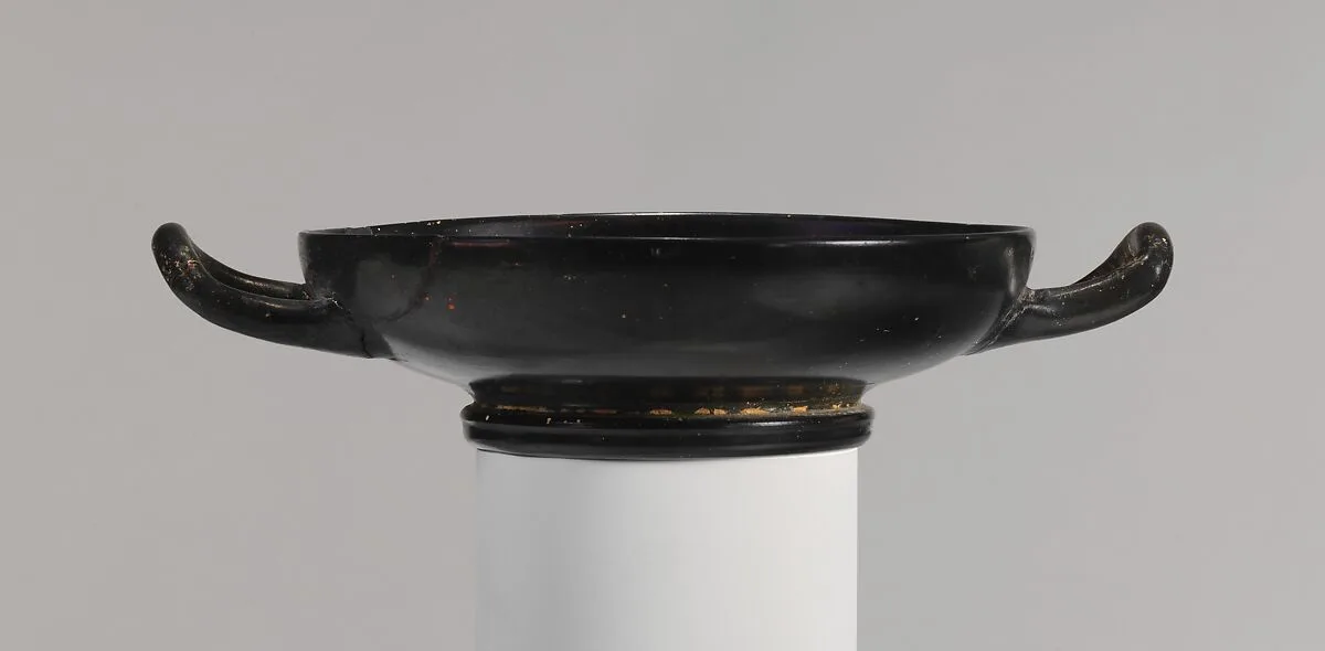Terracotta stemless kylix (drinking cup) — Unknown