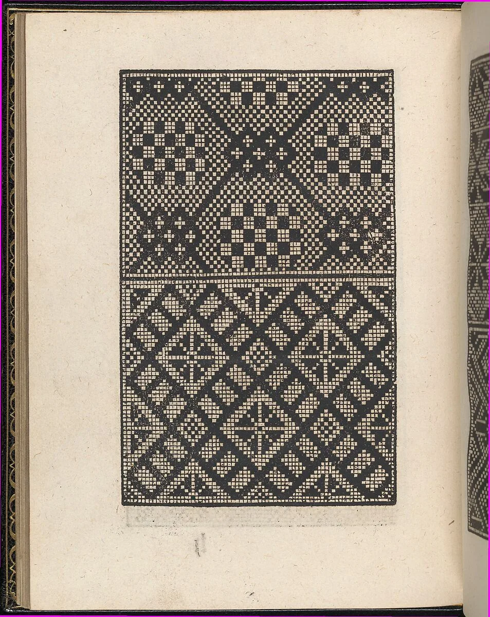 Page from Ein new kunstlich Modelbuch...(Page 36v) — Peter Quentel