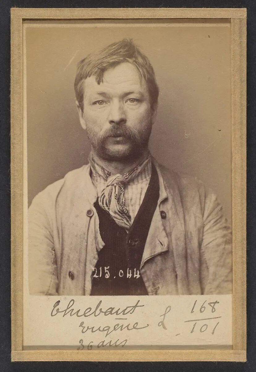 Thiebaut. Eugène. 35 (ou 36) ans, né à Château-Salin (Menthe & Moselle). Couvreur. Anarchiste. 3/3/94 — Alphonse Bertillon