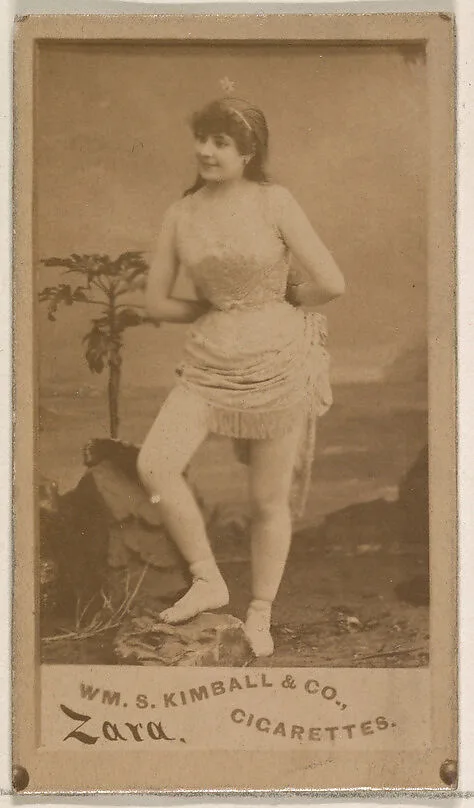 Miss Zara, from the Actresses series (N203) issued by Wm. S. Kimball & Co. — William S. Kimball & Company