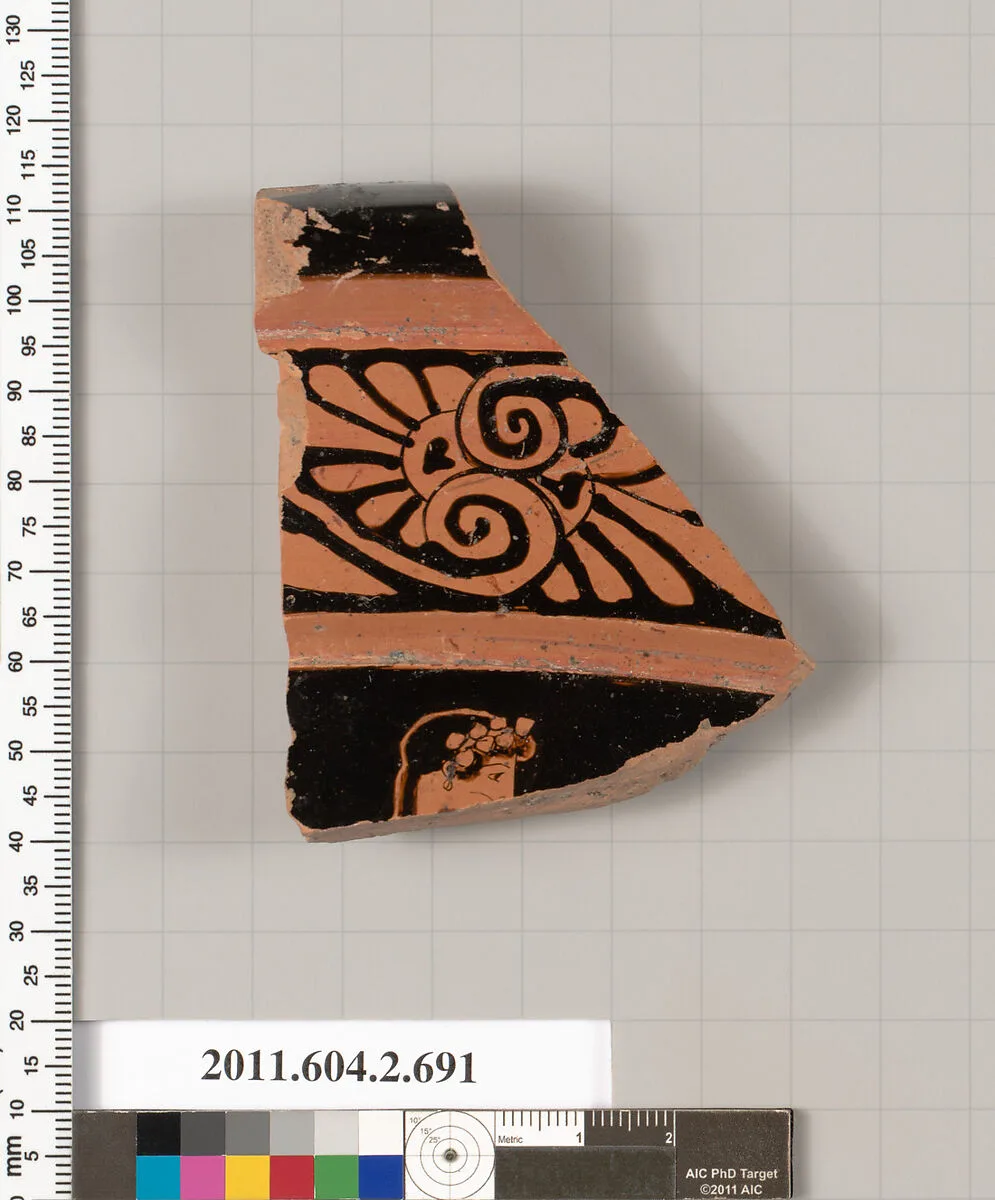 Terracotta fragment of a calyx-krater (bowl for mixing wine and water) — Unknown