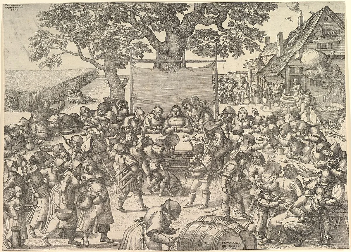 Peasant Wedding — Peeter van der Borcht|Bartholomeus de Momper