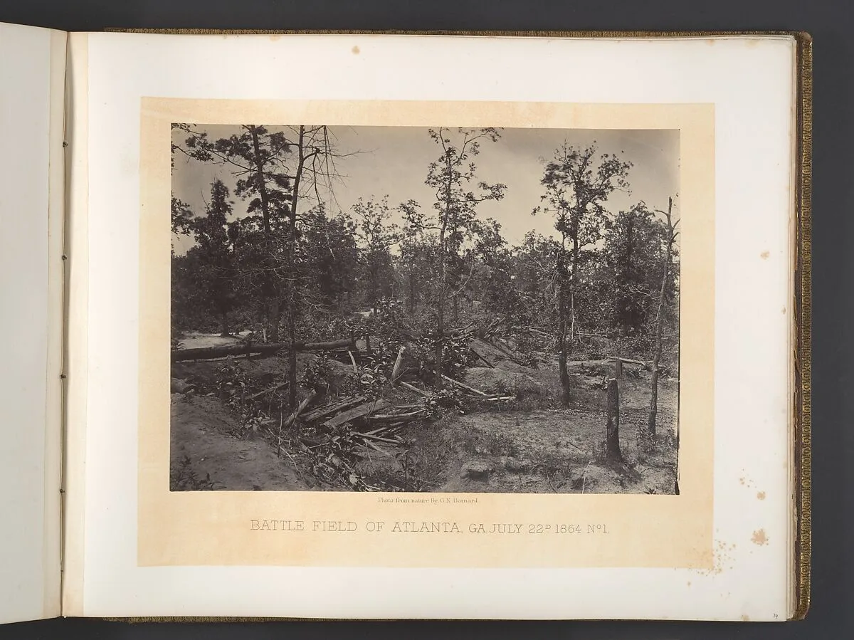 Battle Field of Atlanta, Georgia, July 22nd 1864 No. 1 — George N. Barnard