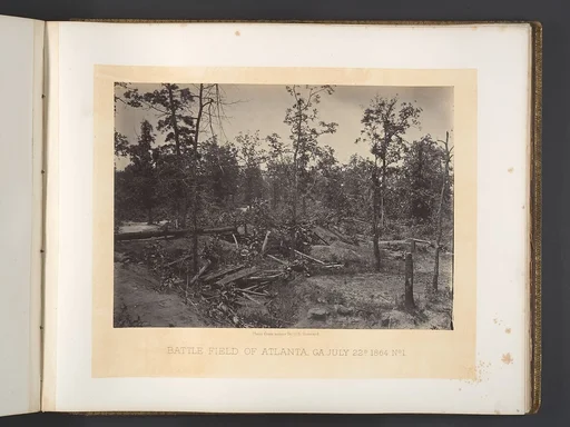 Battle Field of Atlanta, Georgia, July 22nd 1864 No. 1