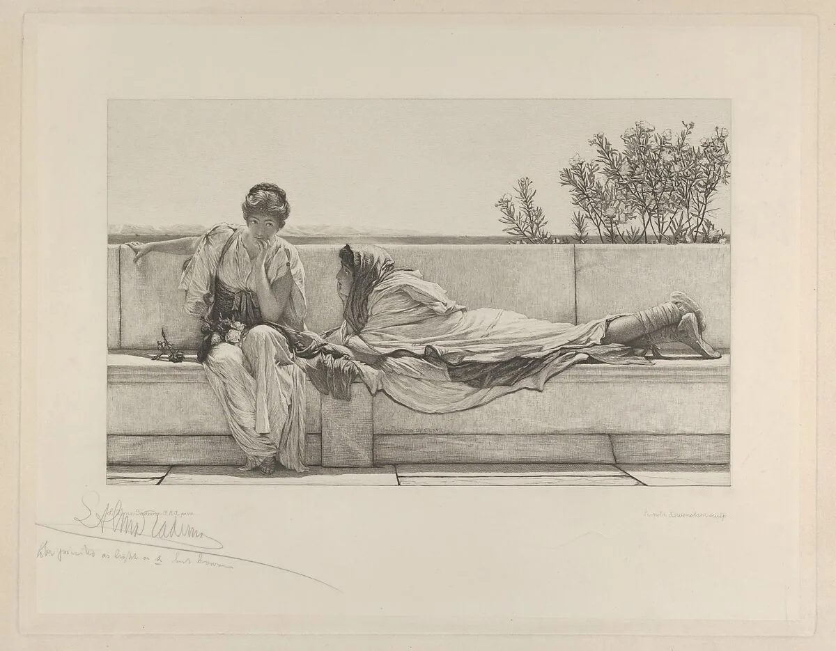 Pleading — Sir Lawrence Alma-Tadema|Leopold Löwenstam|Pilgeram & Lefèvre