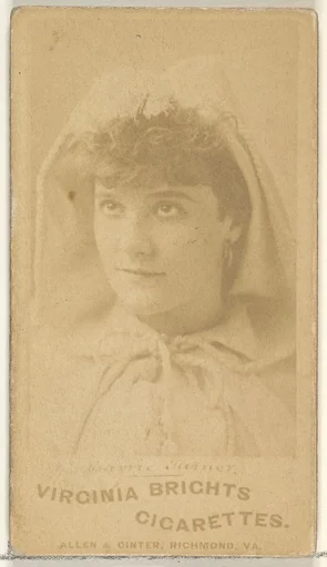 Carrie Turner, from the Actors and Actresses series (N45, Type 1) for Virginia Brights Cigarettes