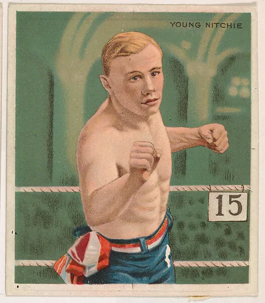Young (William) Nitchie, Boxing, from Mecca & Hassan Champion Athlete and Prize Fighter collection, 1910 — Mecca Cigarettes