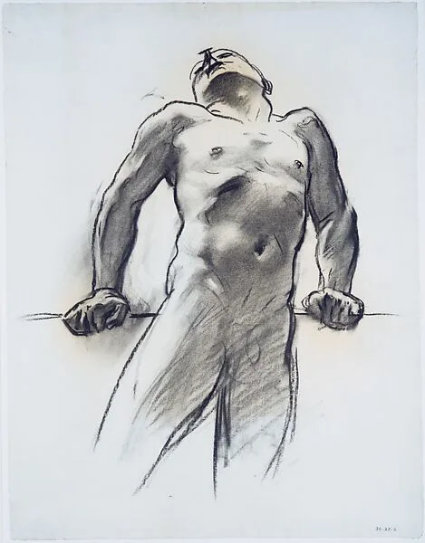 Man Standing, Head Thrown Back — John Singer Sargent