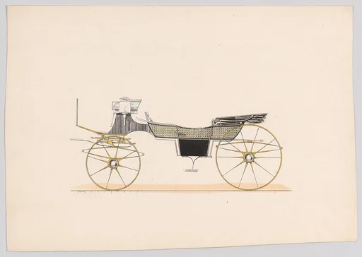 Design for Vis-A-Vis/Sociable Carriage