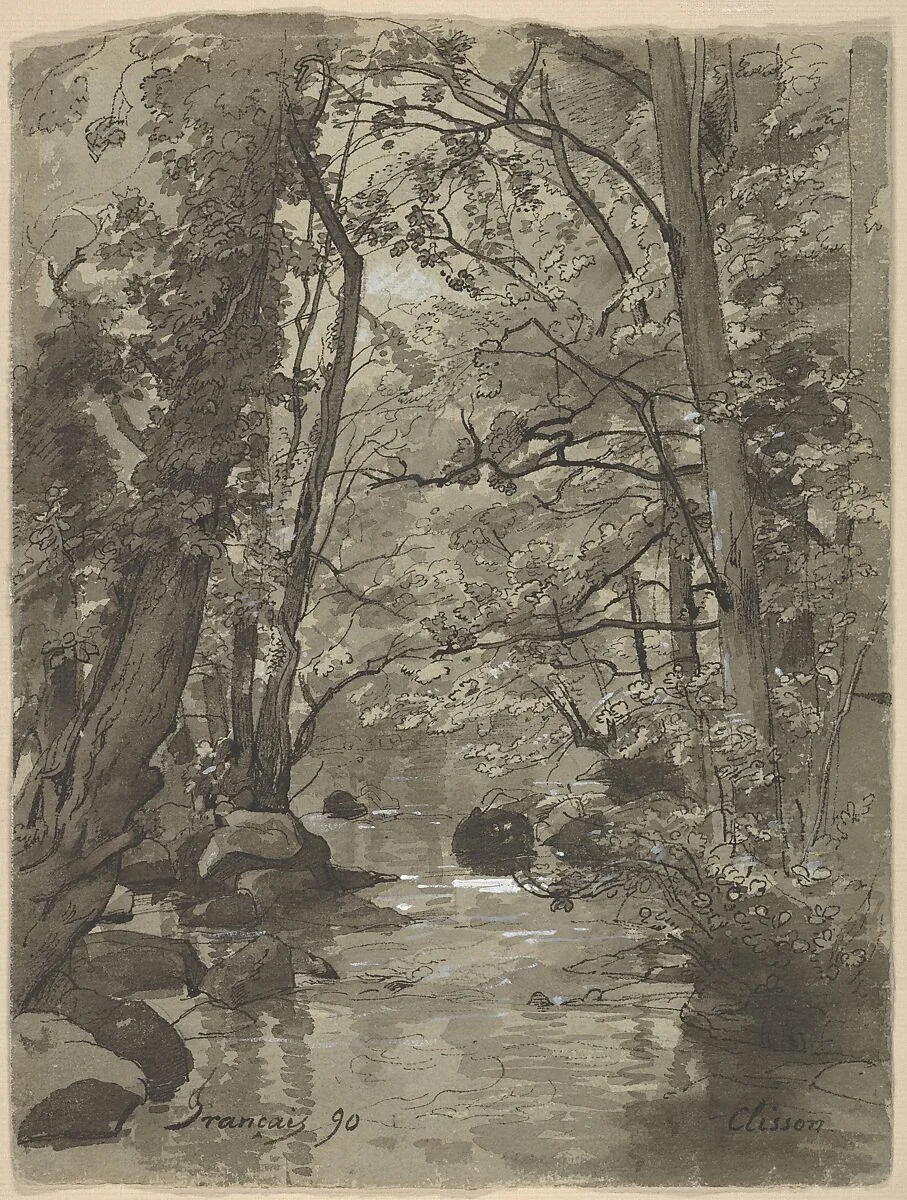 Forest at Clisson — François-Louis Français