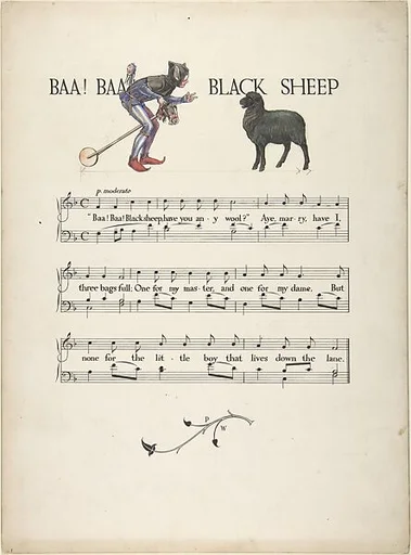 "Baa! Baa! Black Sheep"―Page Design