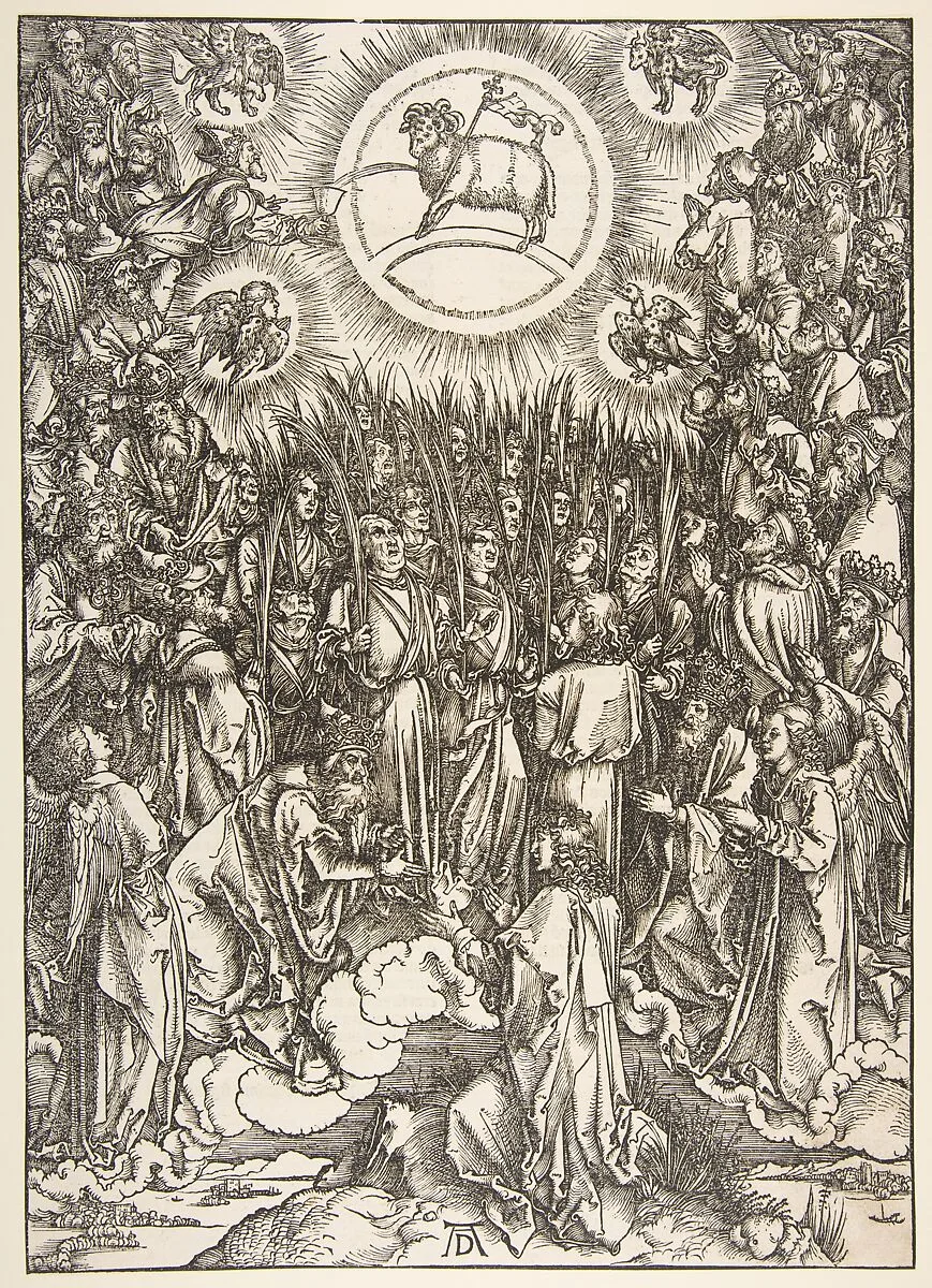 The Adoration of the Lamb, from the Apocalypse series — Albrecht Dürer