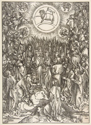 The Adoration of the Lamb, from the Apocalypse series