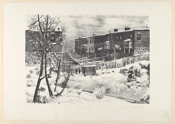 Backyards — Janet Friedlander|WPA