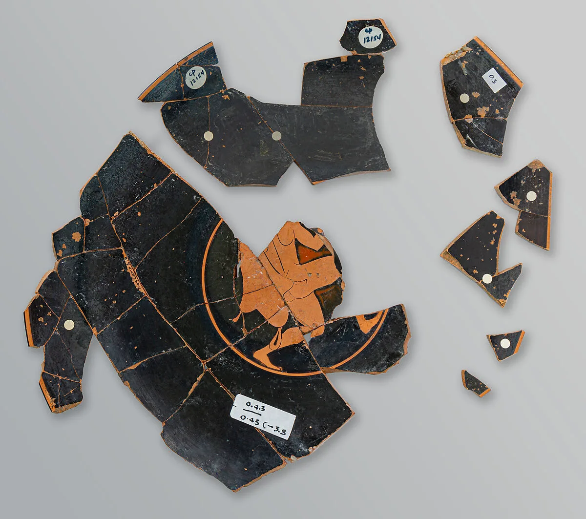 Kylix Fragment — Epeleios Painter