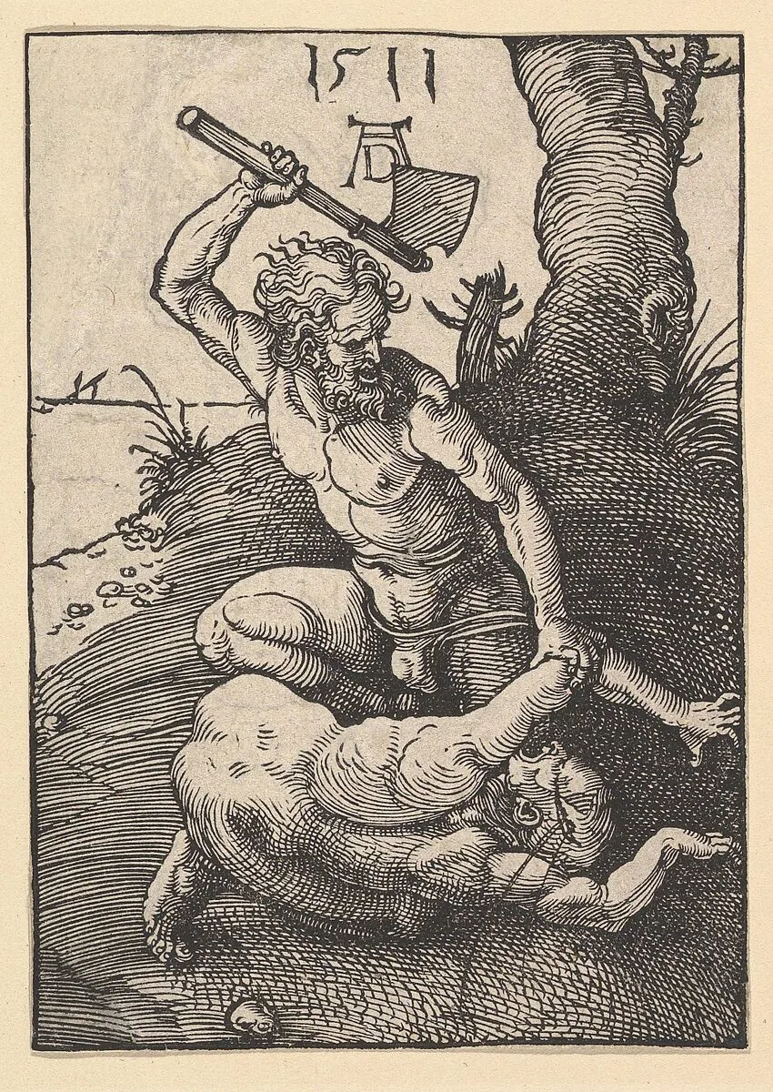 Cain Killing Abel — Albrecht Dürer