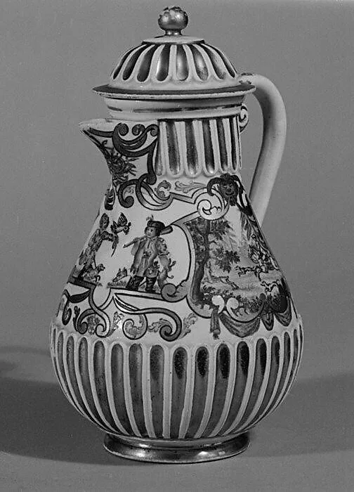 Coffeepot — Vienna|Claudius Innocentius Du Paquier period|Ignaz Bottengruber