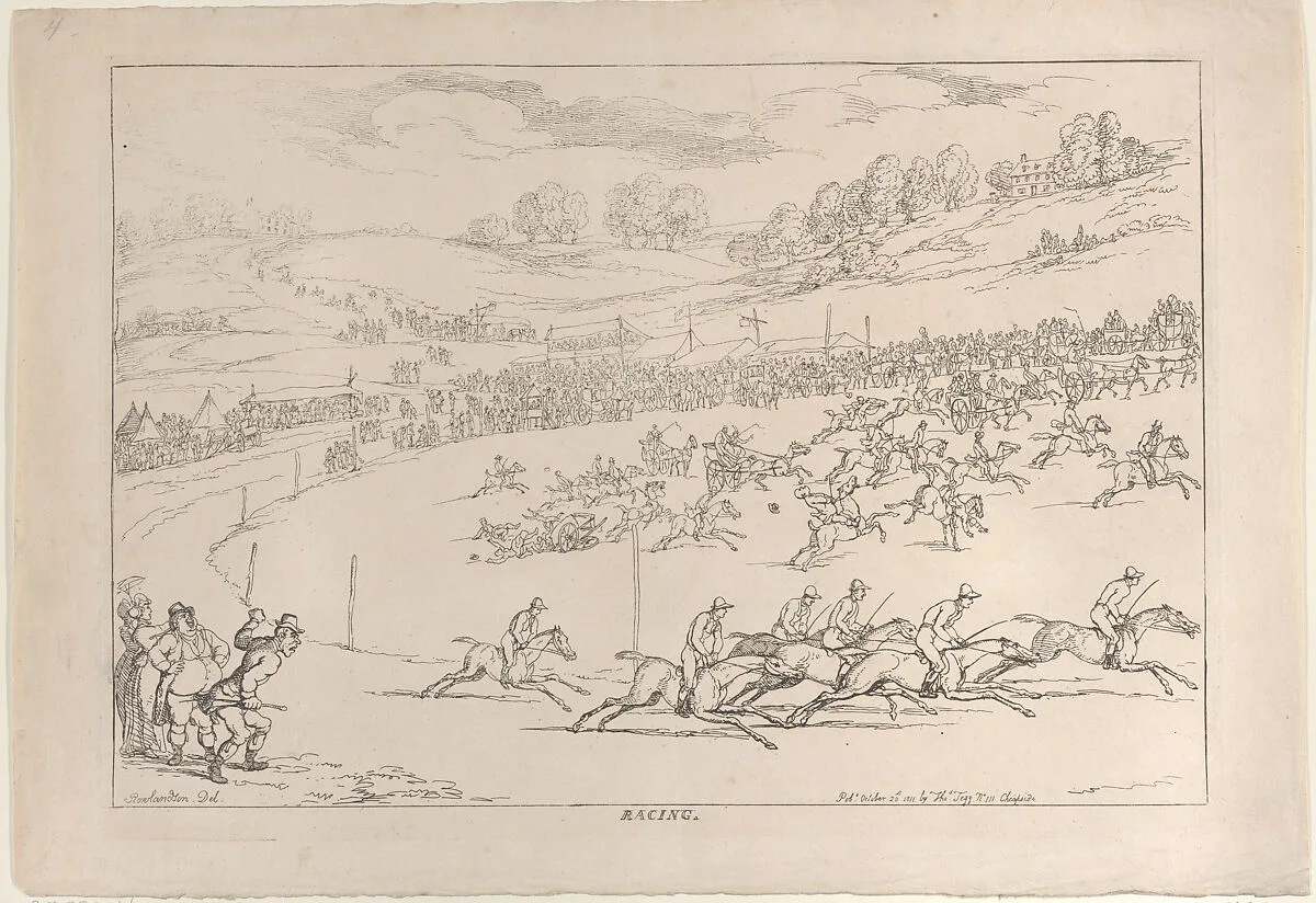 Racing — Thomas Rowlandson|Thomas Tegg