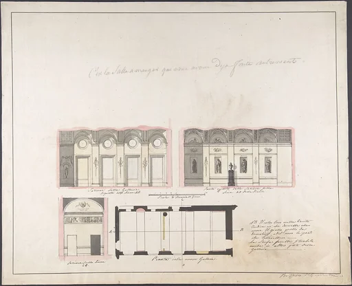 Plan "della nuova Galleria"