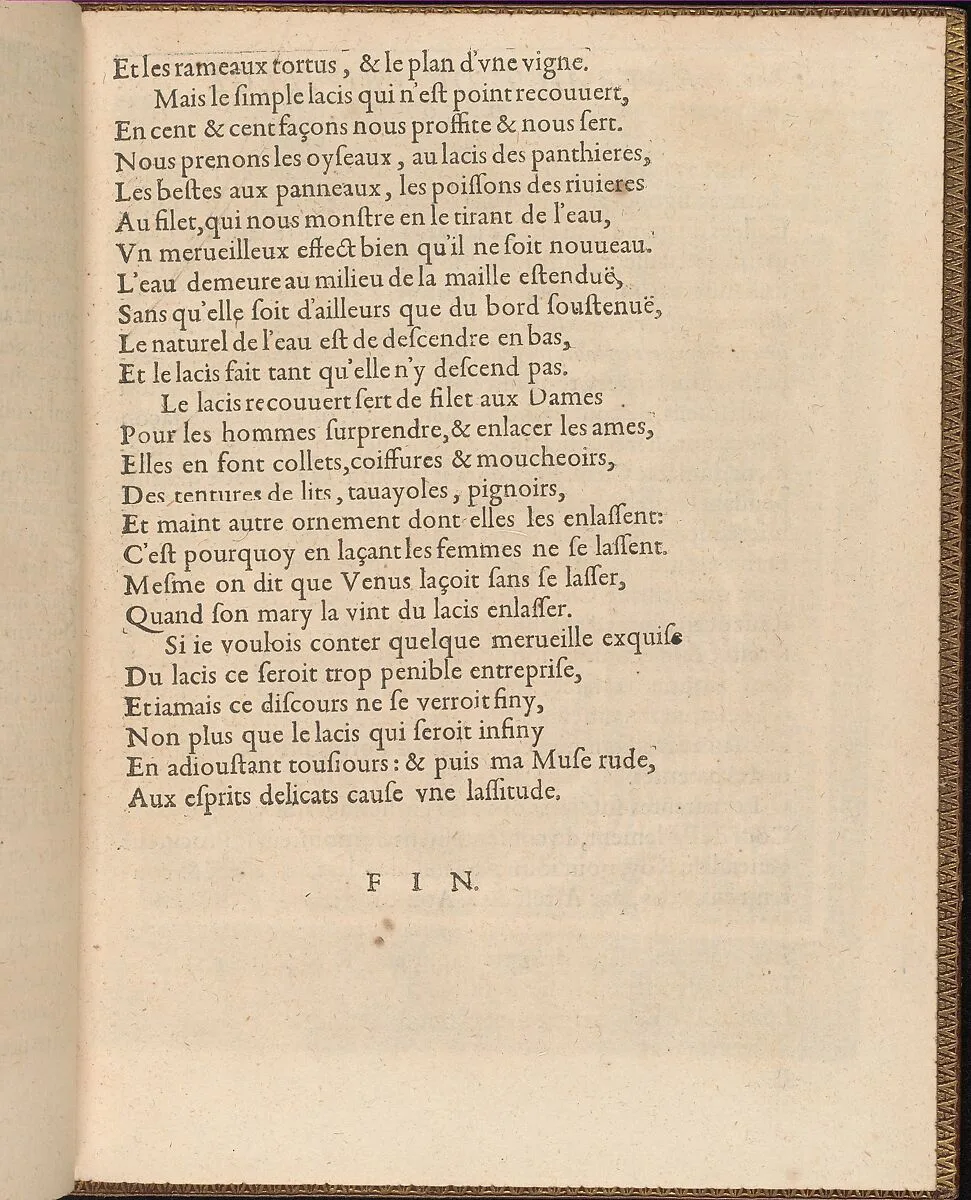 La Pratique de l'Aiguille, page 4 (recto) — Matthias Mignerak|Pierre Firens|Marie de Medici|Jean Le Clerc