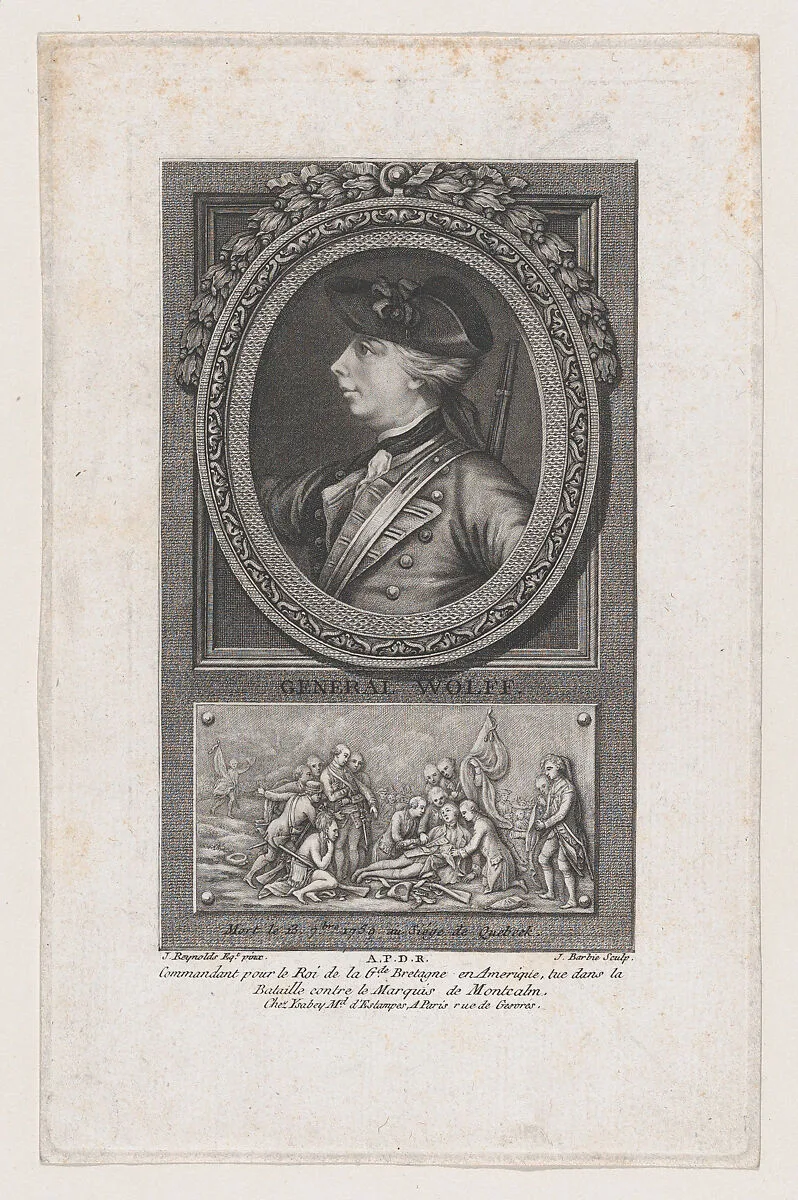General Wolff — J. S. C. Schaak|Benjamin West|Jacques Barbié|James Wolfe