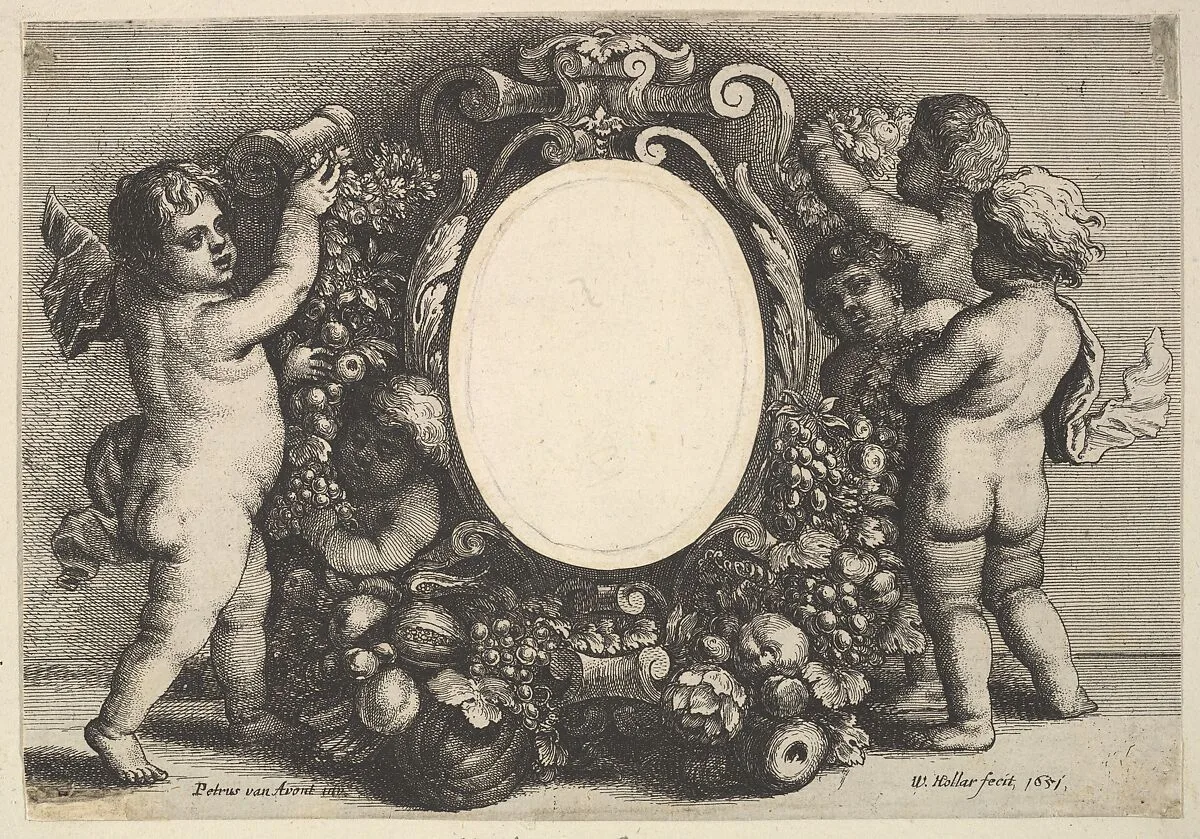 Paedopaegnion: Third Title Page: Petrus vanden Avont Belga Antuerpianus pictor — Wenceslaus Hollar|Pieter van Avont|Pieter van Avont
