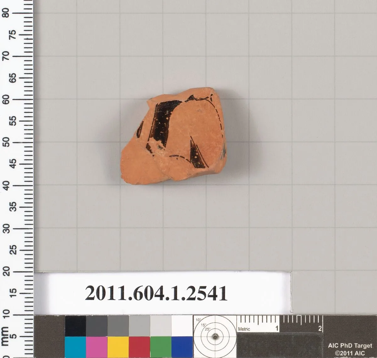 Terracotta fragment of a kylix (drinking cup) — Unknown