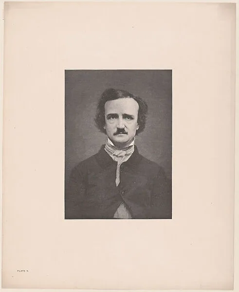 Portrait of Edgar Allan Poe, from "Scribner's Monthly Magazine" — Timothy Cole|Eugène Carrière|Scribner's Monthly|Edgar Allan Poe
