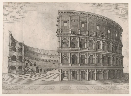 Speculum Romanae Magnificentiae: Interior and Exterior of the Colosseum
