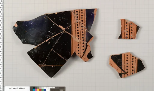 Terracotta fragments of a column-krater (bowl for mixing wine and water)