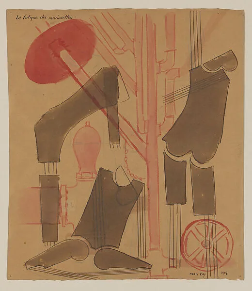 The Fatigue of the Marionettes — Man Ray