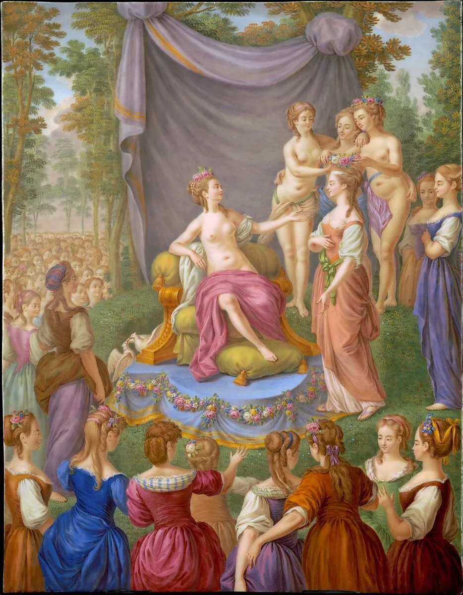Themire Crowned by Graces — Charles Nicolas Dodin|Sèvres Manufactory|Noël Le Mire|Charles Dominique Joseph Eisen