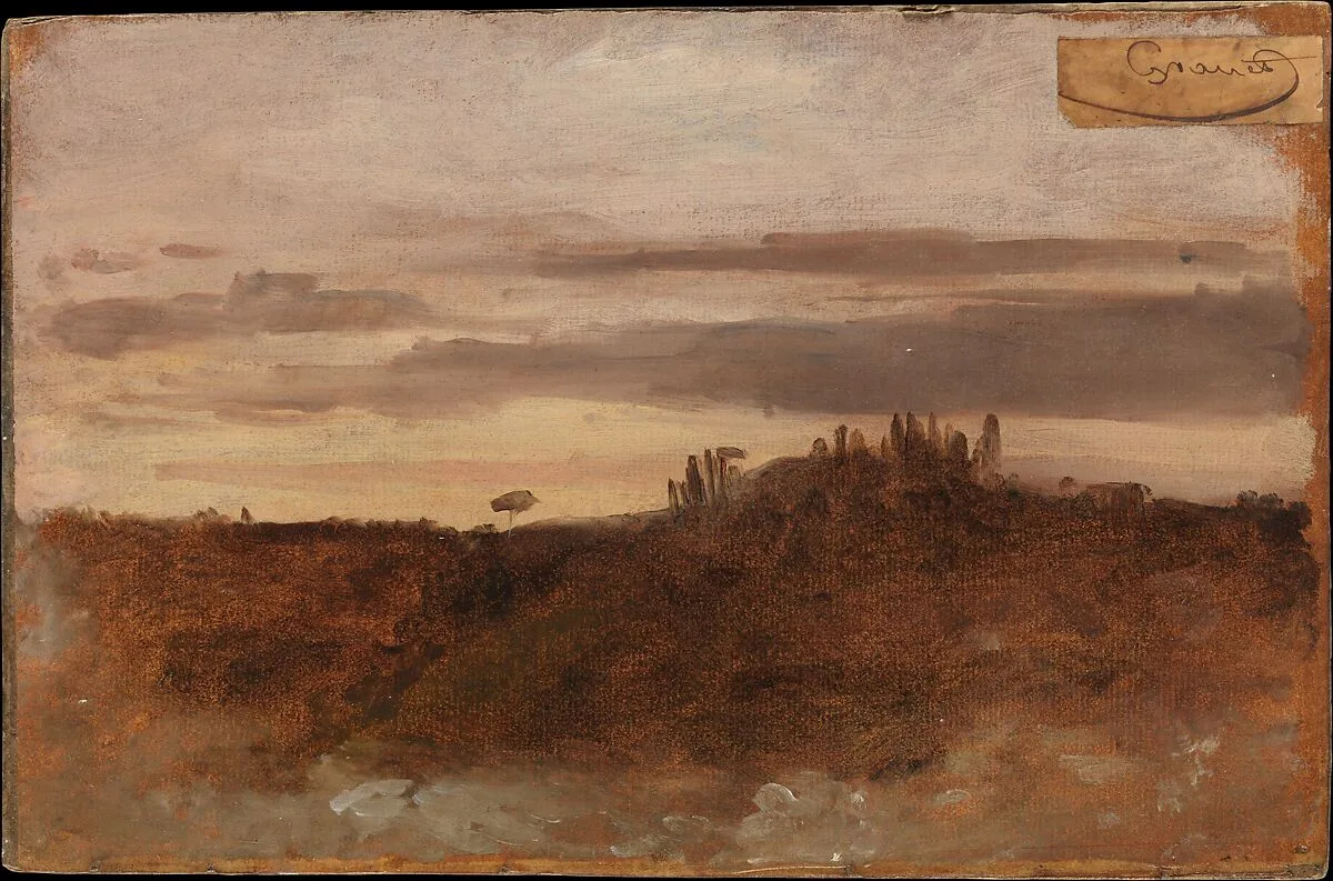 Dusk, Monte Mario, Rome — François Marius Granet