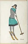 Skier — Mela Koehler|Wiener Werkstätte