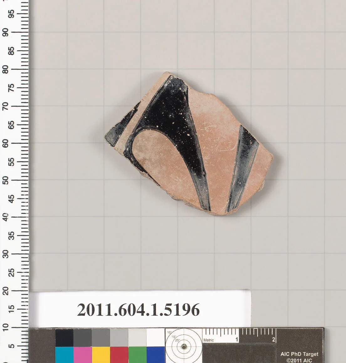 Terracotta fragment of a kylix (drinking cup) — Unknown