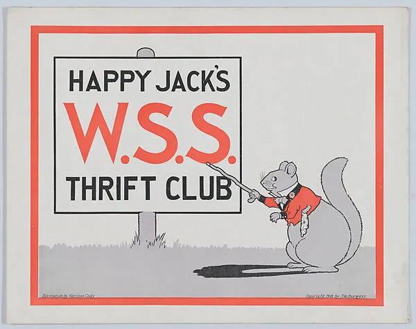 Happy Jack's W.S.S. Thrift Club — Thornton W. Burgess|Harrison Cady