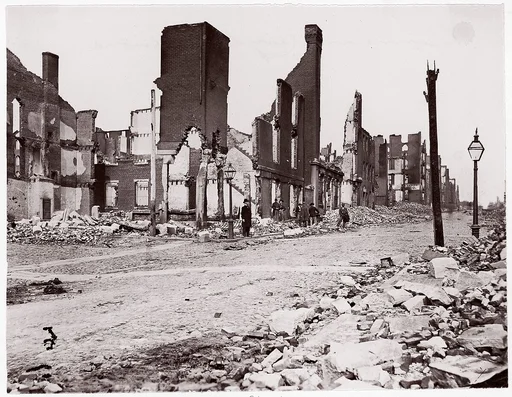 Ruins in Carey Street, Richmond