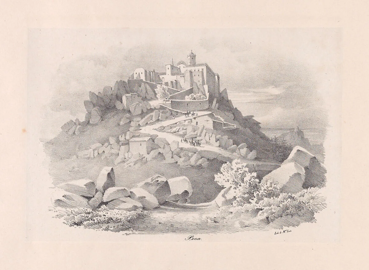View of the Castle of the Moors near Sintra — Clementine de Brelaz|Manuel Luis