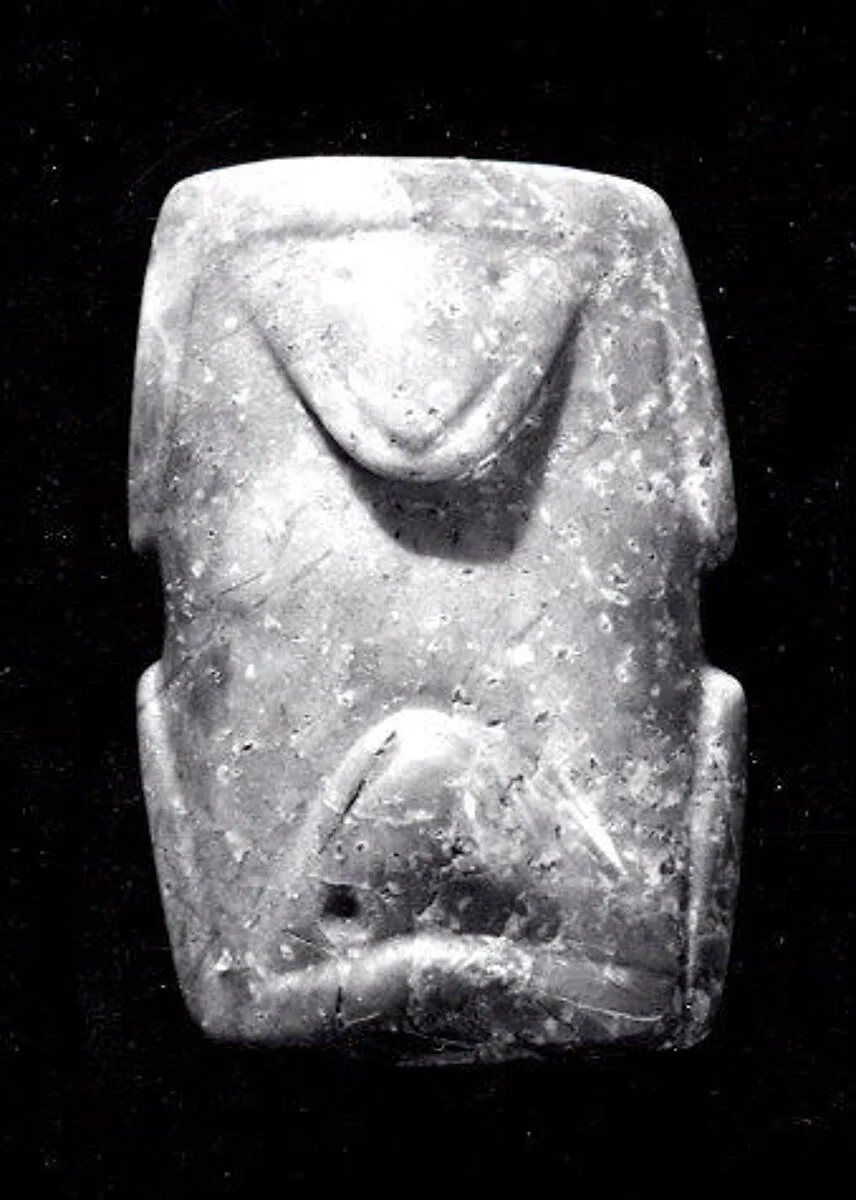Bead with Faces — Unknown