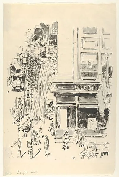 Lafayette Street — Childe Hassam