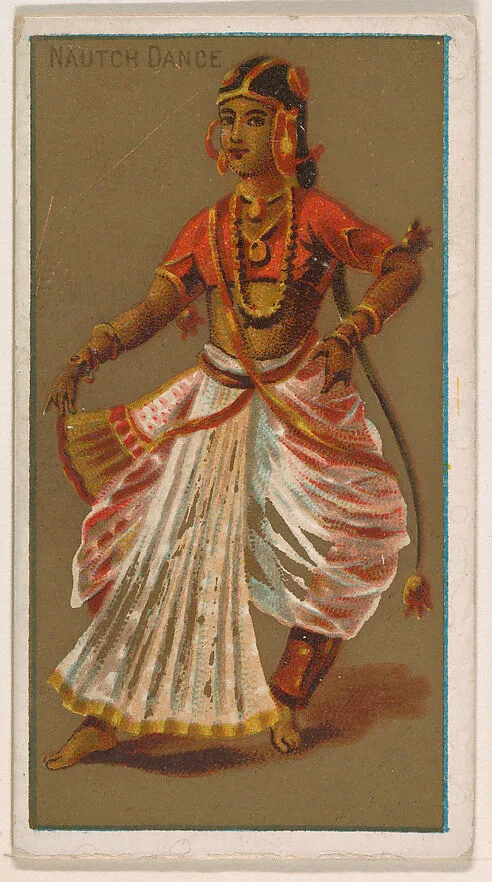 Nautch-Dance, from National Dances (N225, Type 1) issued by Kinney Bros. — Kinney Brothers Tobacco Company