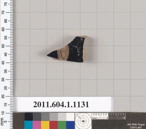Terracotta fragment of a kylix (drinking cup)