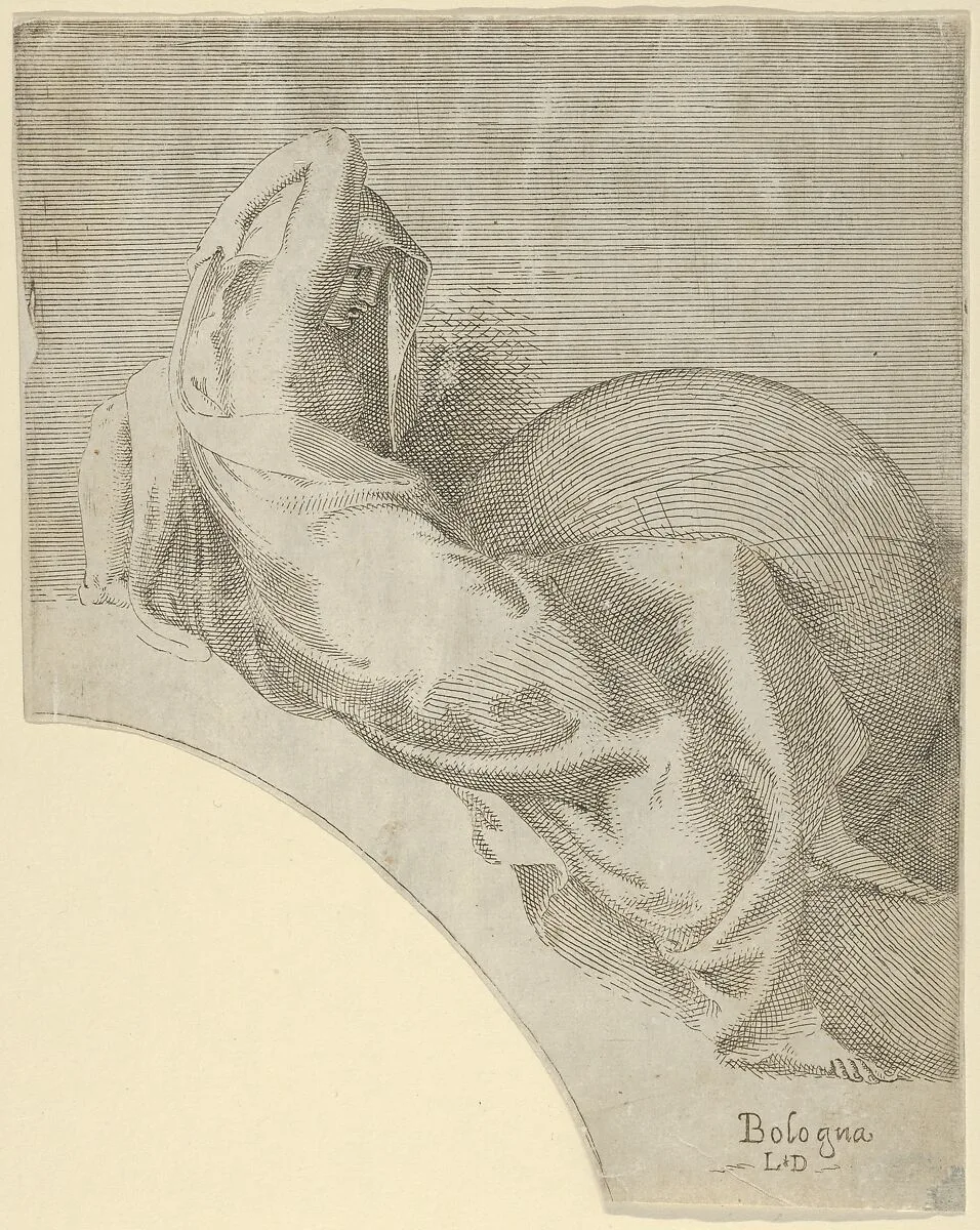 Urania, from "Twelve Muses and Goddesses" — Francesco Primaticcio|Léon Davent