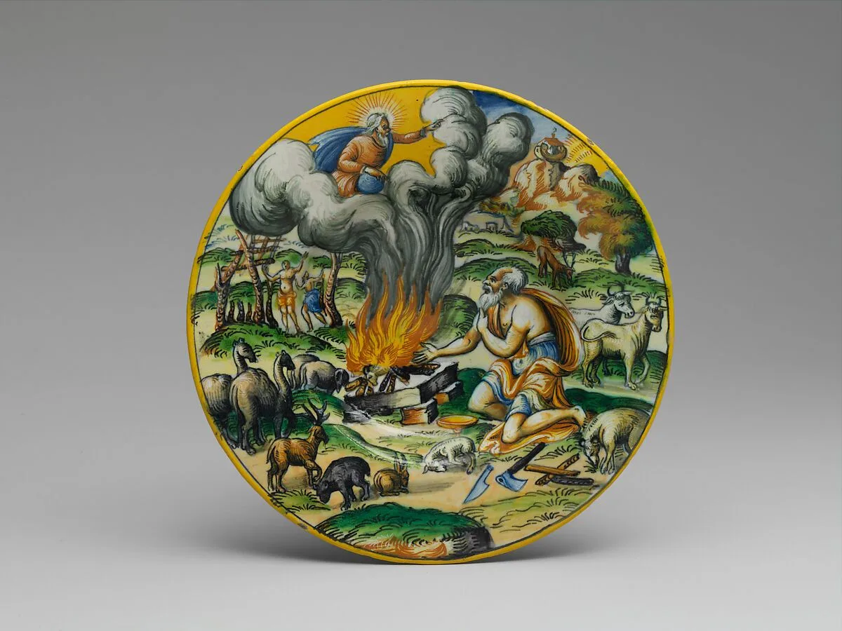 Sacrifice of Noah — Bernard Salomon